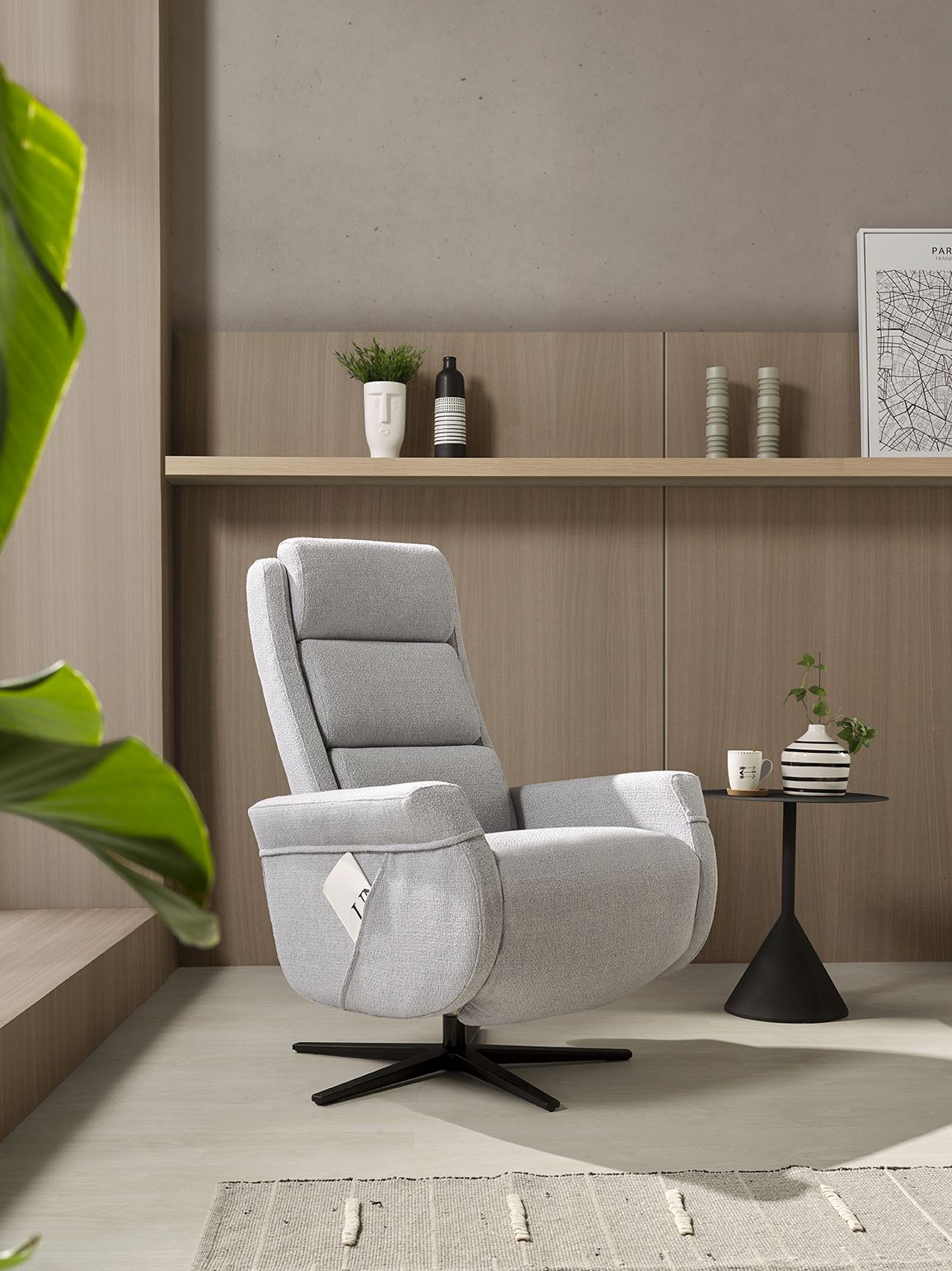 Sillón relax con reposapiés